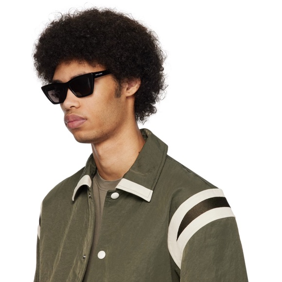 SAINT LAURENT Black Mica Sunglasses - Picture 2 of 9